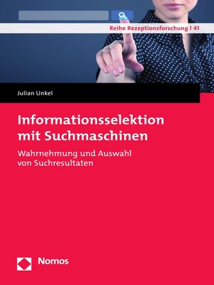 cover image of Informationsselektion mit Suchmaschinen